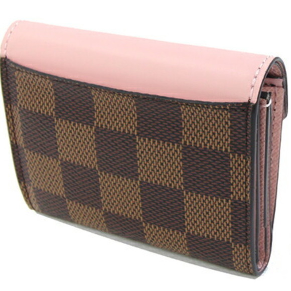 LOUIS VUITTON Pink Damier Wallet - Picture 2 of 6
